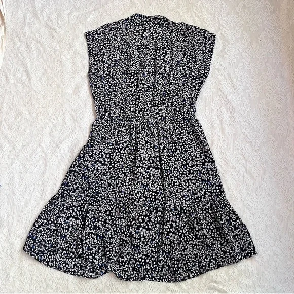 Rebecca Taylor floral silk drawstring waist mini dress - Picture 9 of 9